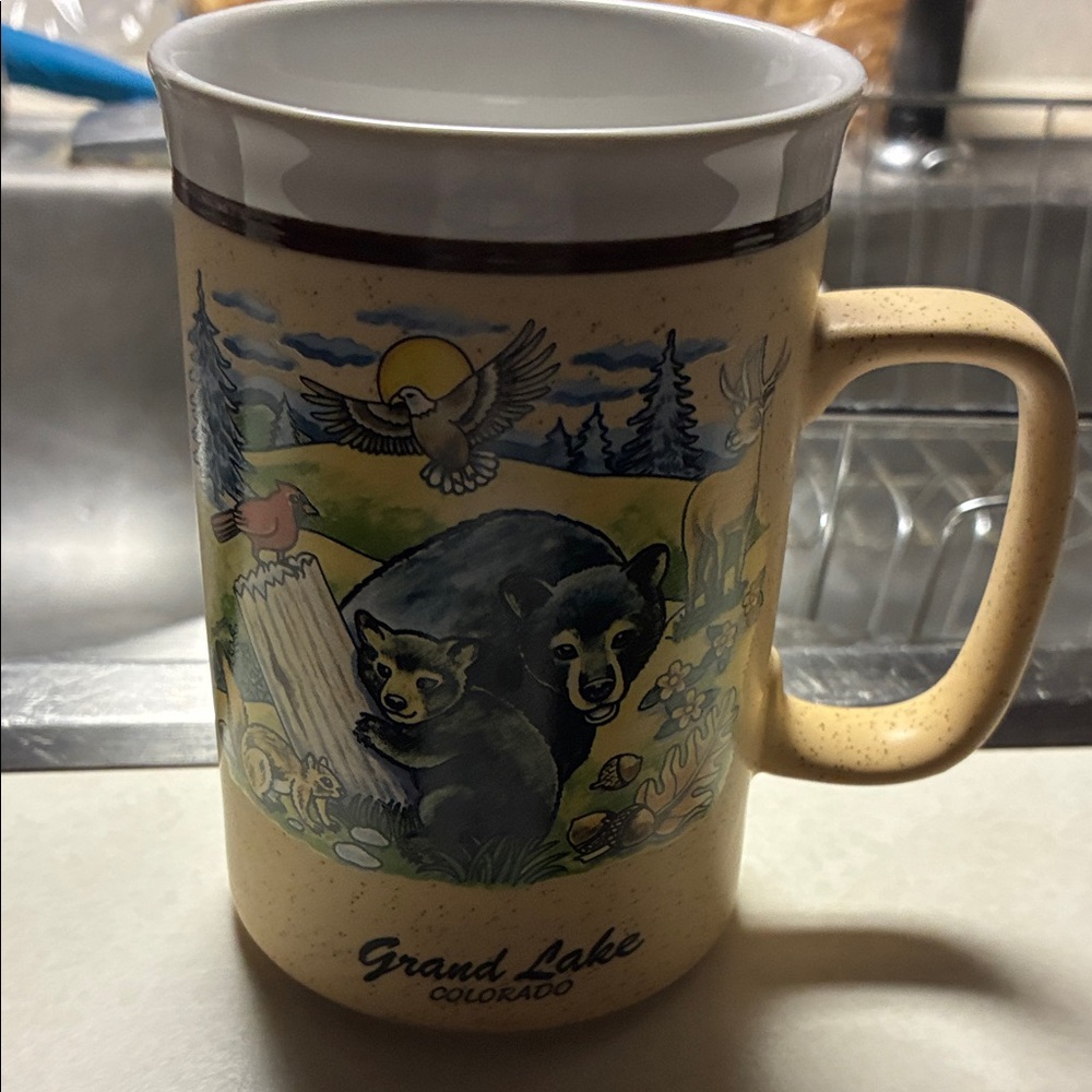 NWT Grand Lake, Colorado Large Bear Mug